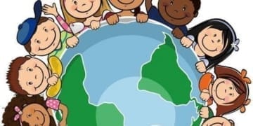 Immagine di bambini intorno al mondo 559x419