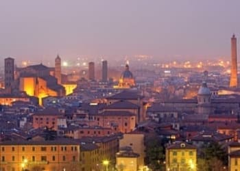canva bologna outlook to the town in evening MADaq2LQntM