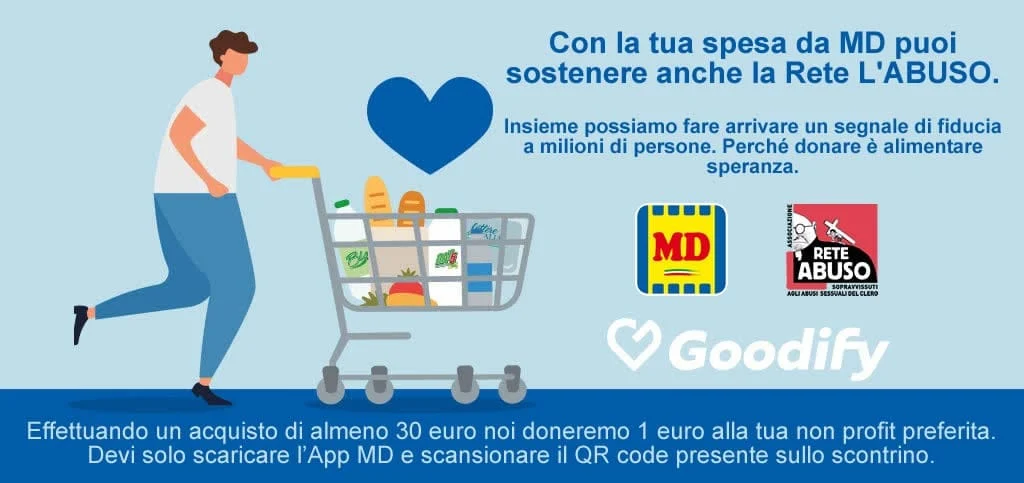 Con la tua spesa da MD puoi sostenerci