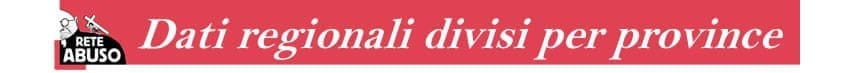 Dati delle regioni e province
