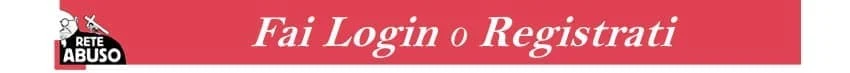 fai login o registrati 